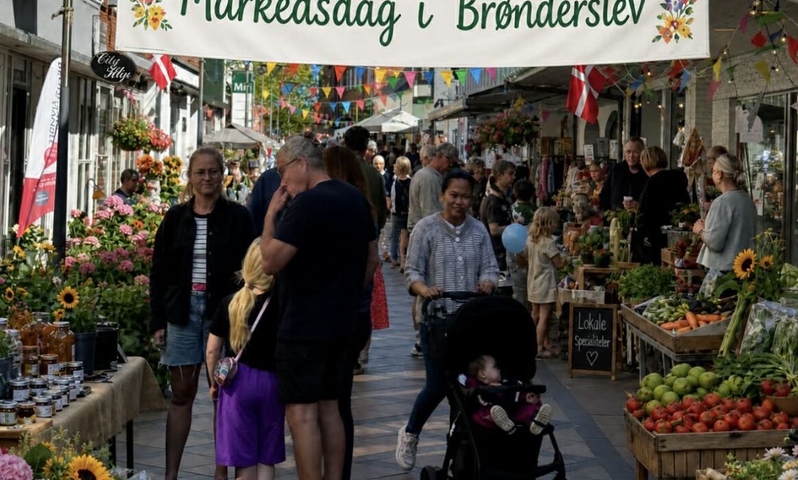 Hyggelig lørdag med masser af liv i midtbyen.